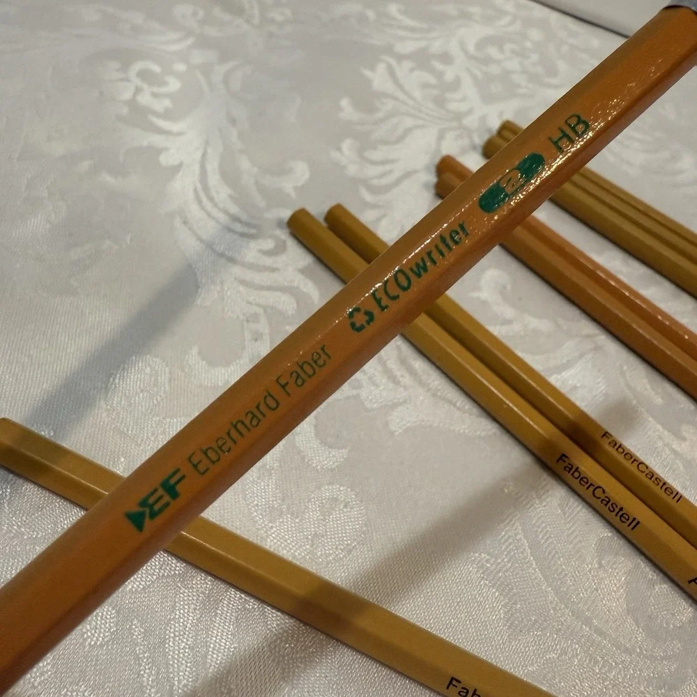 Vintage‎ Faber Castell 3 + Eberhard Faber 6 Pencils #2